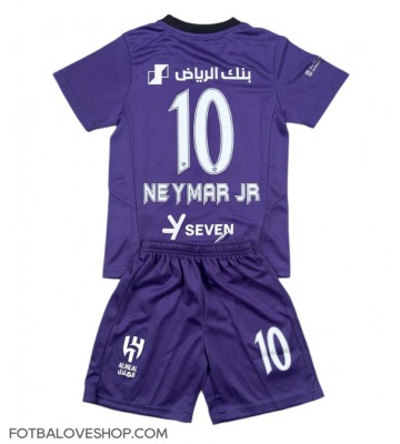 Al-Hilal Neymar Jr #10 Dětské Alternativní Dres 2024-25 Krátký Rukáv (+ trenýrky)